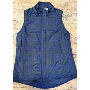 Peter Millar Women's Golf The Hyde Watch Reversible Vest Size Small In Navy